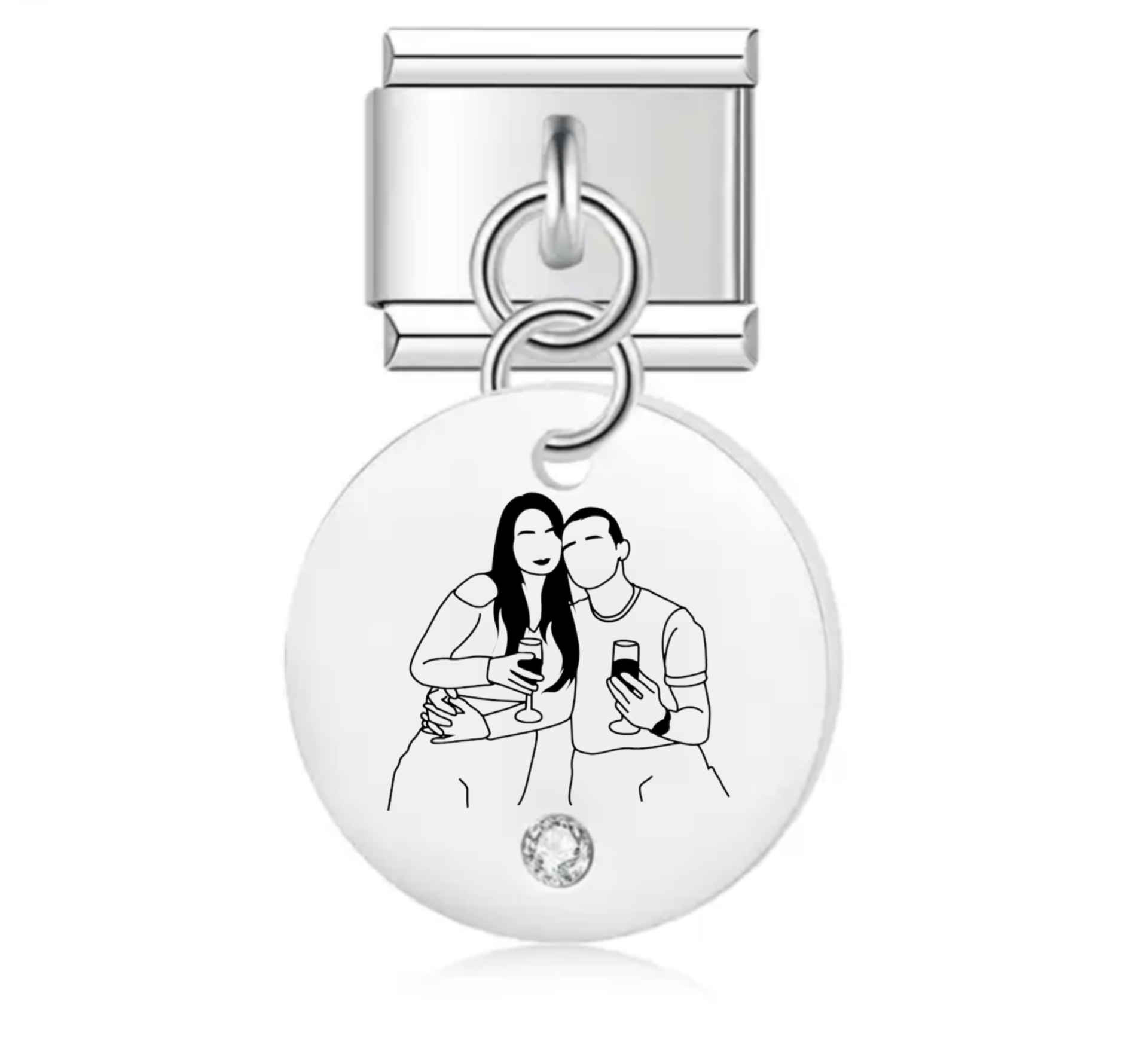 Kendin Çizdir Plaka Charm